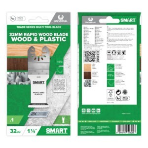 Universal 32mm Rapid Wood Blade - Packaging - H32RW