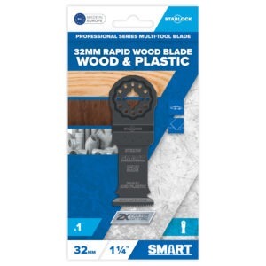 Starlock 32mm Rapid Wood Blade - Pack - ST32RW